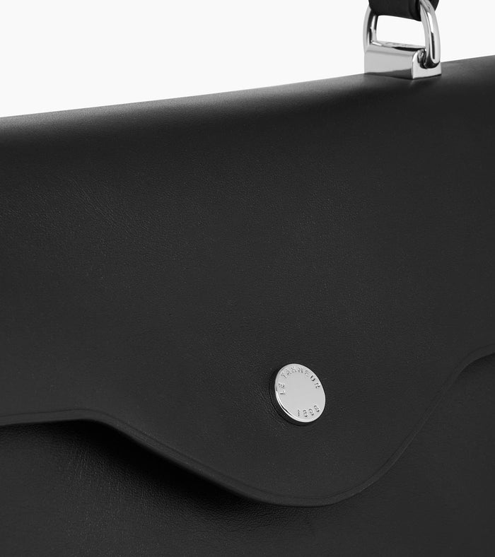 Le Tanneur Sac à Main Moyen Modèle En Cuir Lisse