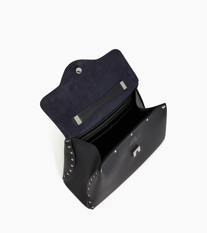 Le Tanneur Sac à Main Moyen Modèle En Cuir Lisse
