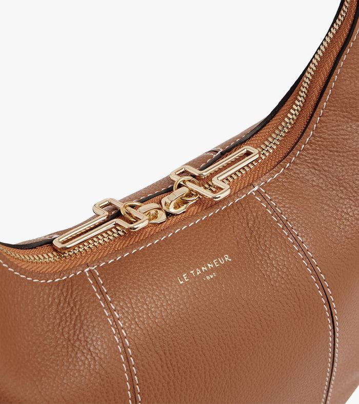 Le Tanneur Sac Hobo Moyen Modèle En Cuir Grainé