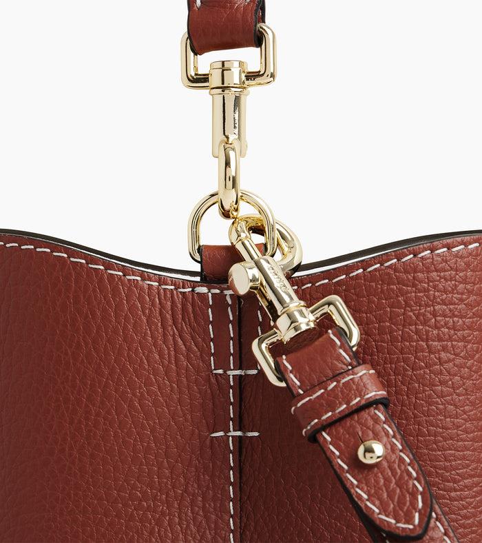 Le Tanneur Sac Seau En Cuir Grainé