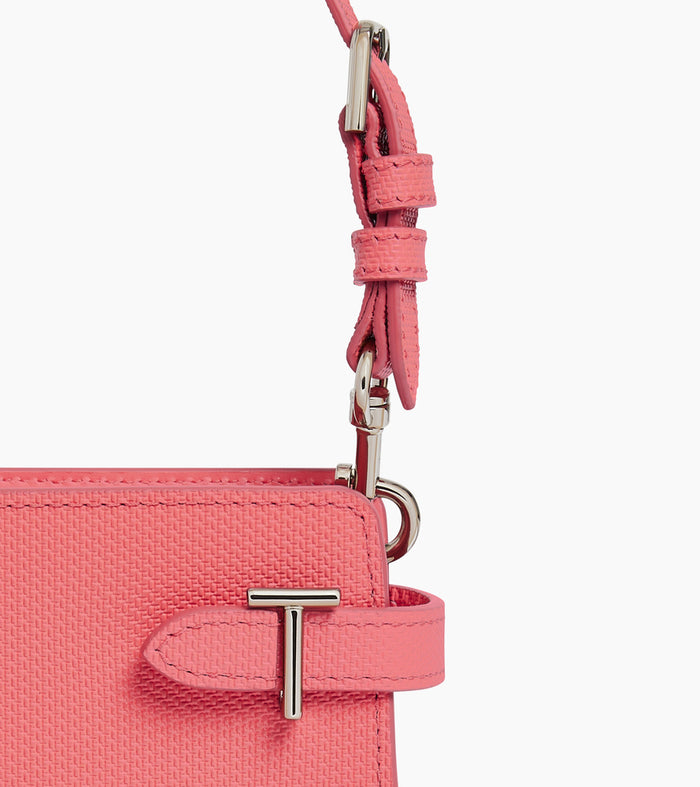 Le Tanneur Petit Sac à Bandoulière En Cuir Signature T