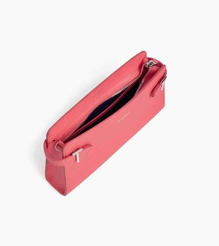 Le Tanneur Petit Sac à Bandoulière En Cuir Signature T
