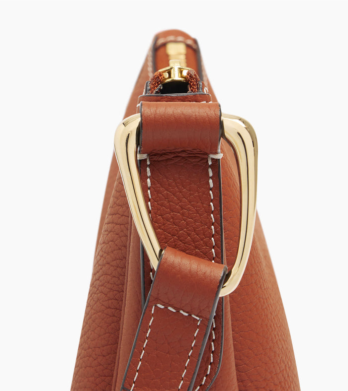 Le Tanneur Petit Sac Bandoulière En Cuir De Taurillon Grainé