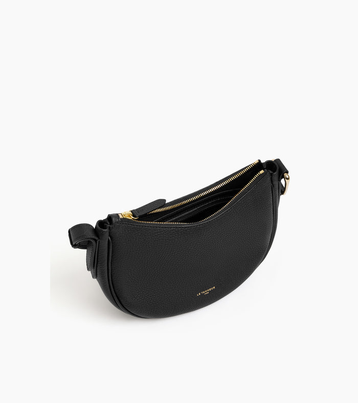 Le Tanneur Petit Sac Bandoulière En Cuir De Taurillon Grainé