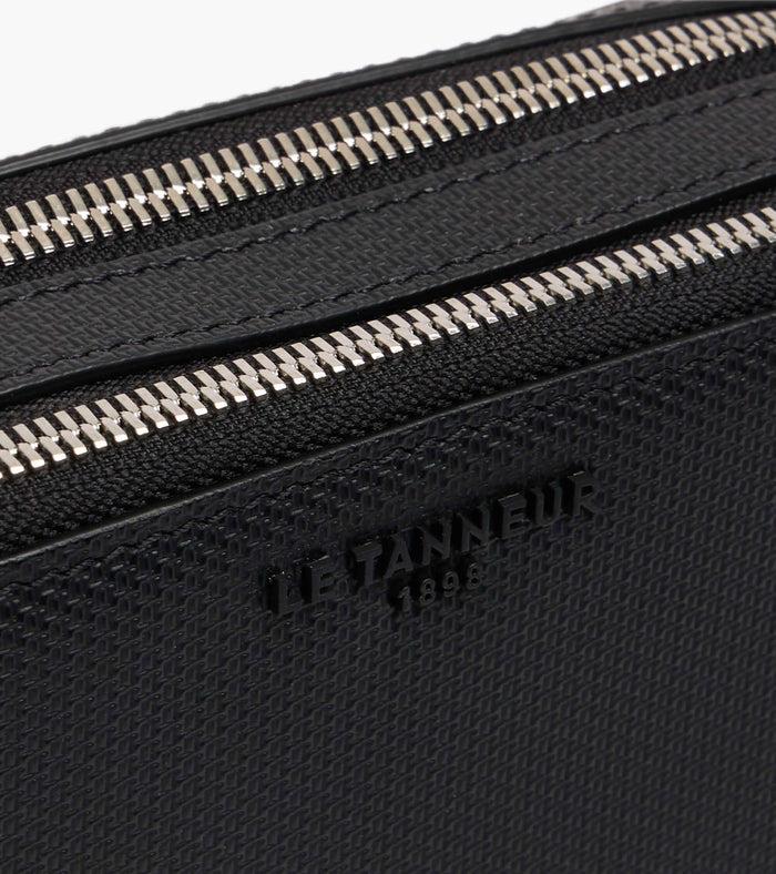 Le Tanneur Petite Sacoche 2 Compartiments En Cuir Signature T