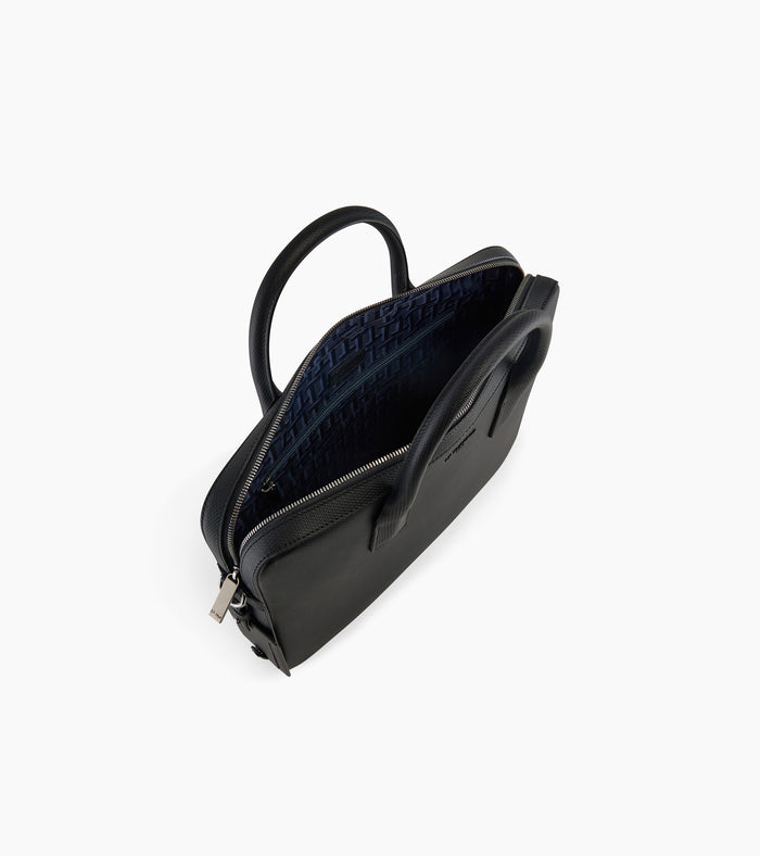 Le Tanneur Porte Document Slim 14" En Cuir Signature T