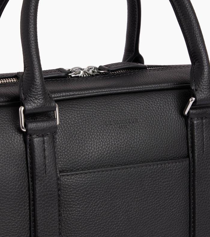 Le Tanneur Porte Documents 17" En Cuir Grainé Grand Modèle