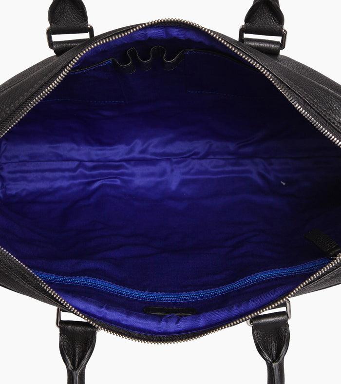 Le Tanneur Porte Documents 17" En Cuir Grainé Petit Modèle