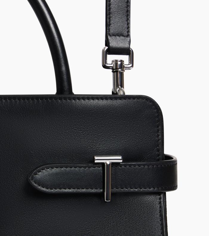 Le Tanneur Sac à Main Moyen Modèle En Cuir Lisse Et Nubuck