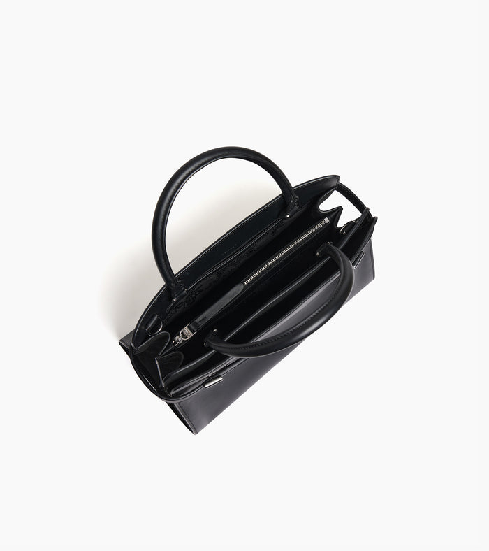 Le Tanneur Sac à Main Moyen Modèle En Cuir Lisse Et Nubuck