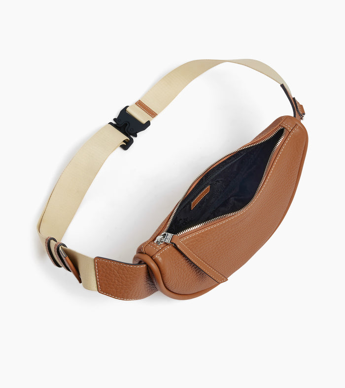 Le Tanneur Sac Banane En Cuir Grain Buffle Et Cuir Lisse