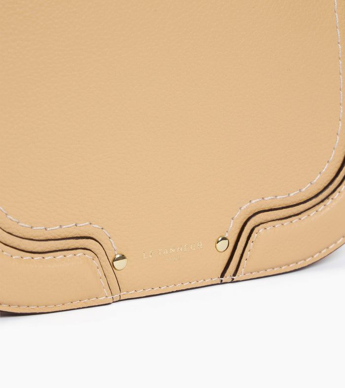Le Tanneur Sac Bandoulière Moyen Modèle En Cuir Grainé