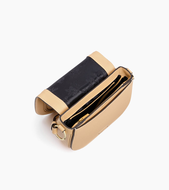 Le Tanneur Sac Bandoulière Moyen Modèle En Cuir Grainé