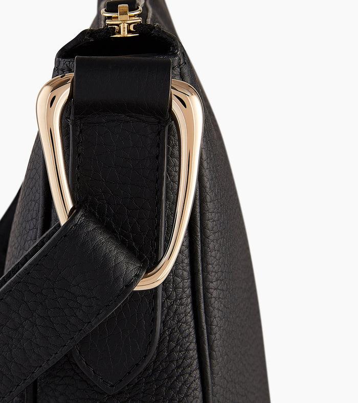 Le Tanneur Sac Hobo Moyen Modèle En Cuir De Taurillon Grainé