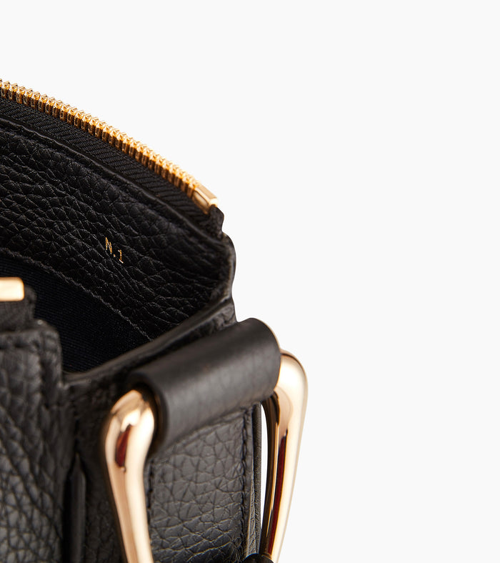 Le Tanneur Sac Hobo Moyen Modèle En Cuir De Taurillon Grainé