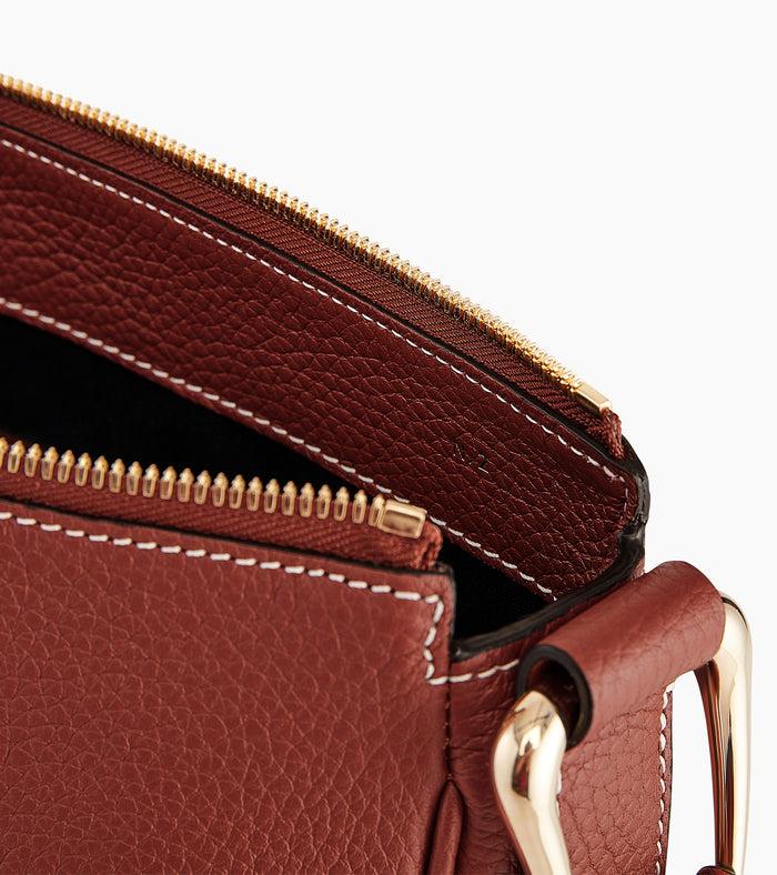 Le Tanneur Sac Hobo Moyen Modèle En Cuir De Taurillon Grainé