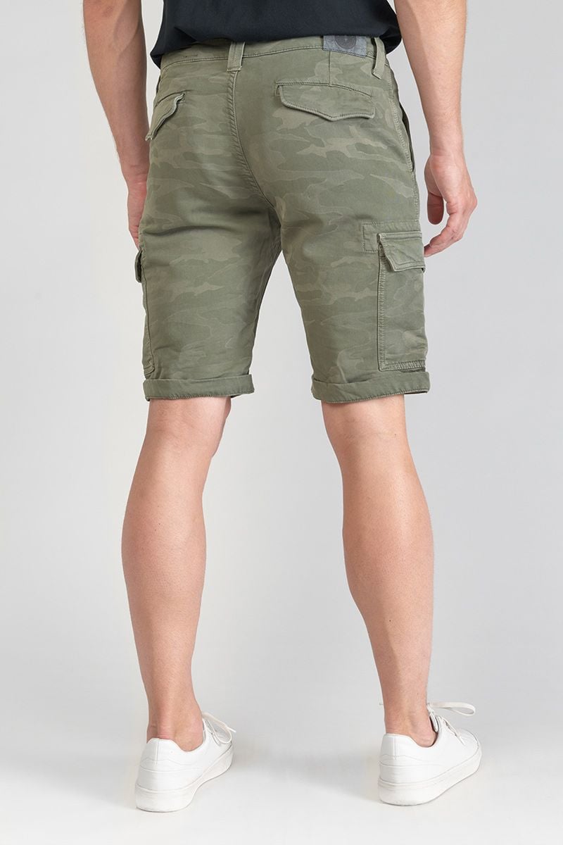 Le Temps Des Cerises Bermuda Army Jogg Damon Kaki Camo