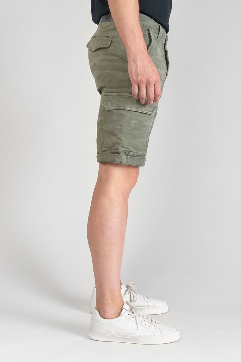 Le Temps Des Cerises Bermuda Army Jogg Damon Kaki Camo