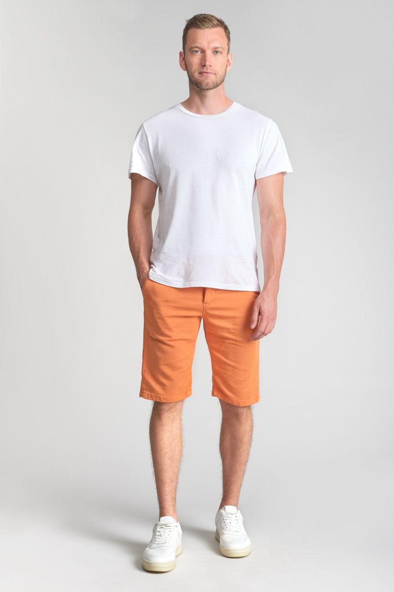 le temps des cerises Bermuda chino Jogg Swoop orange