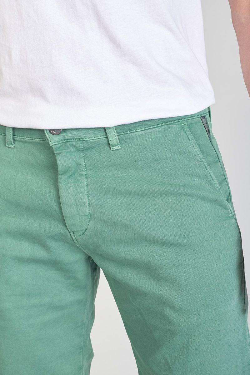 Le Temps Des Cerises Bermuda Chino Jogg Swoop Vert D'eau
