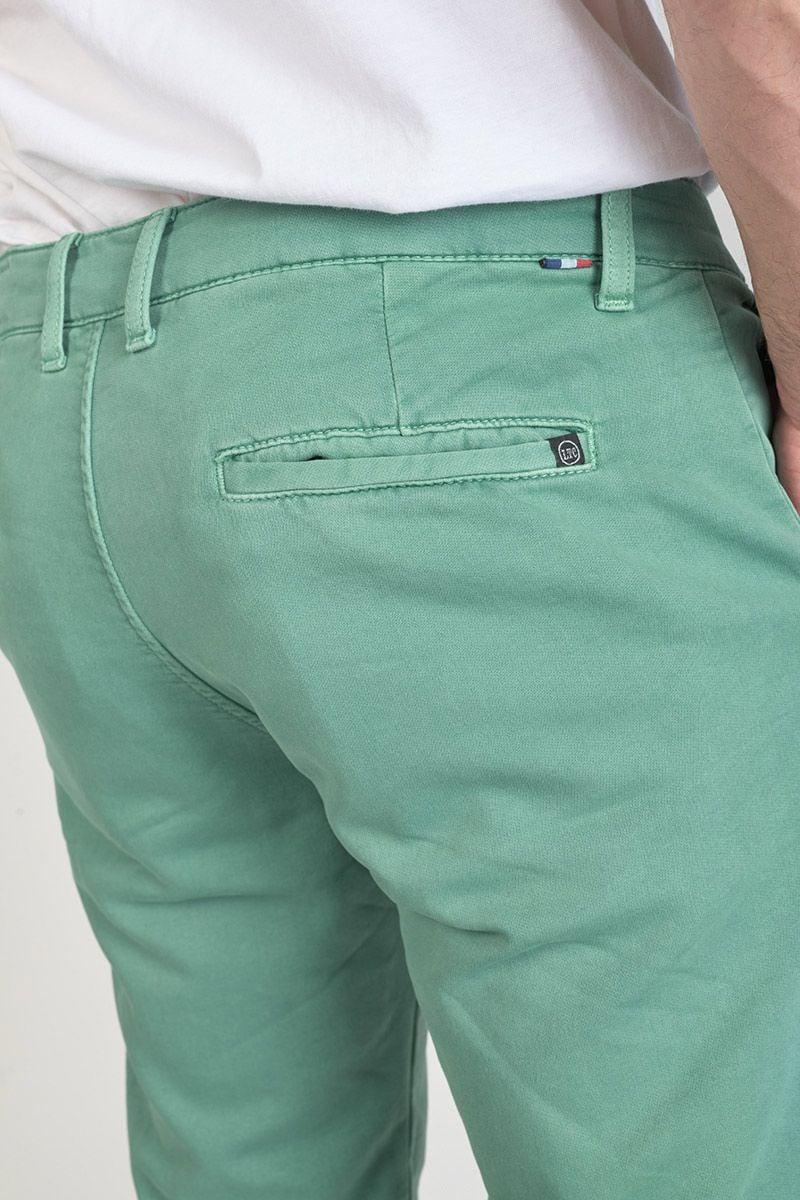 Le Temps Des Cerises Bermuda Chino Jogg Swoop Vert D'eau