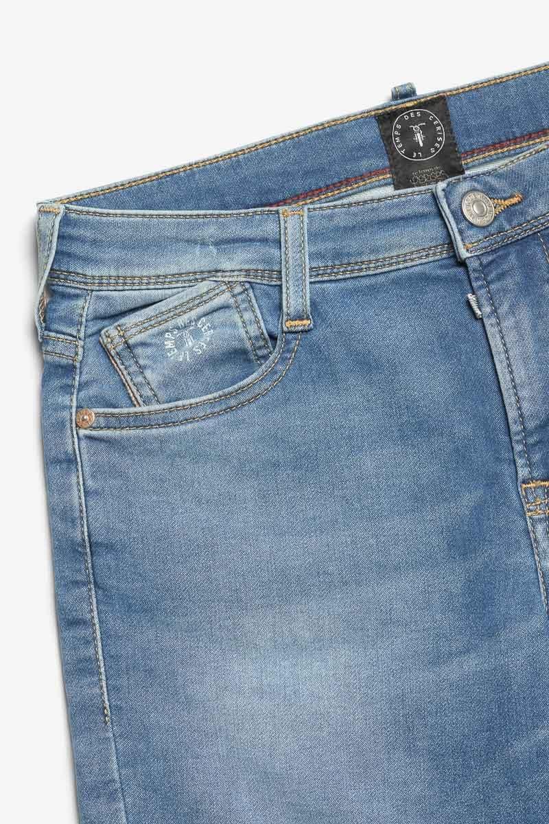 Le Temps Des Cerises Bermuda Jogg Lo Bleu Clair Délavé