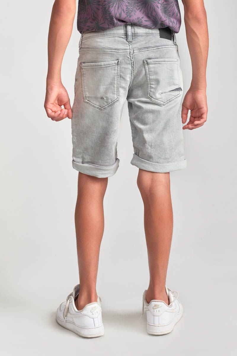 Le Temps Des Cerises Bermuda Jogg Loc Gris Clair Délavé