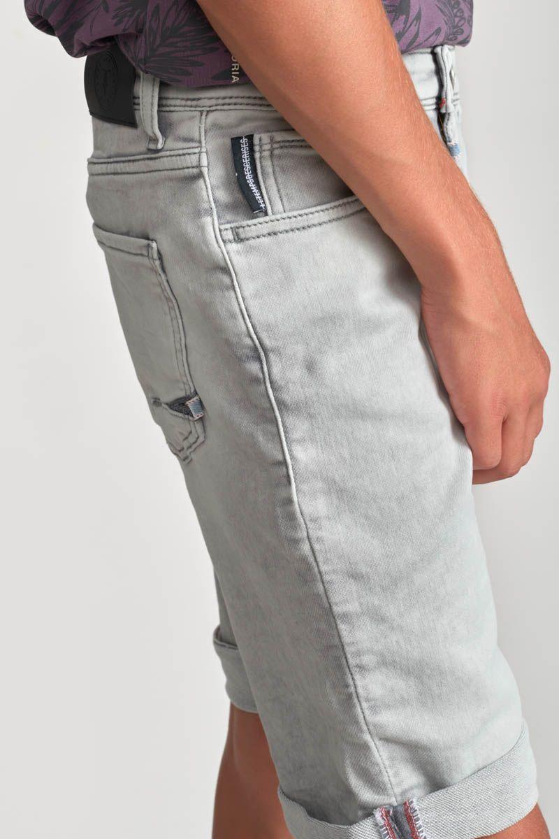 Le Temps Des Cerises Bermuda Jogg Loc Gris Clair Délavé