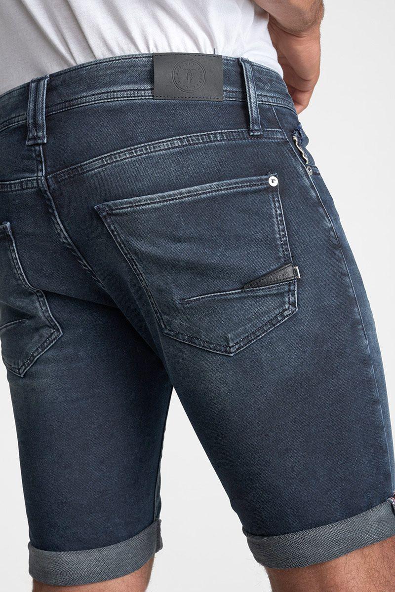 Le Temps Des Cerises Bermuda Jogg Oc Bleu Noir Délavé