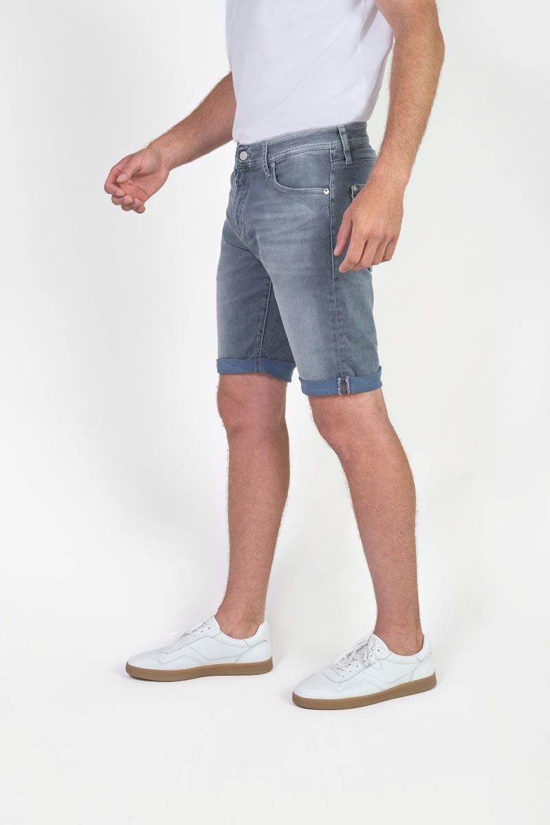 Le Temps Des Cerises Bermuda Jogg Oc Gris-bleu Délavé