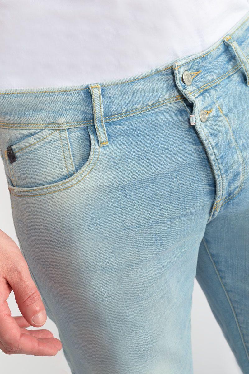 Le Temps Des Cerises Bermuda Landres En Jeans Bleu Clair Délavé