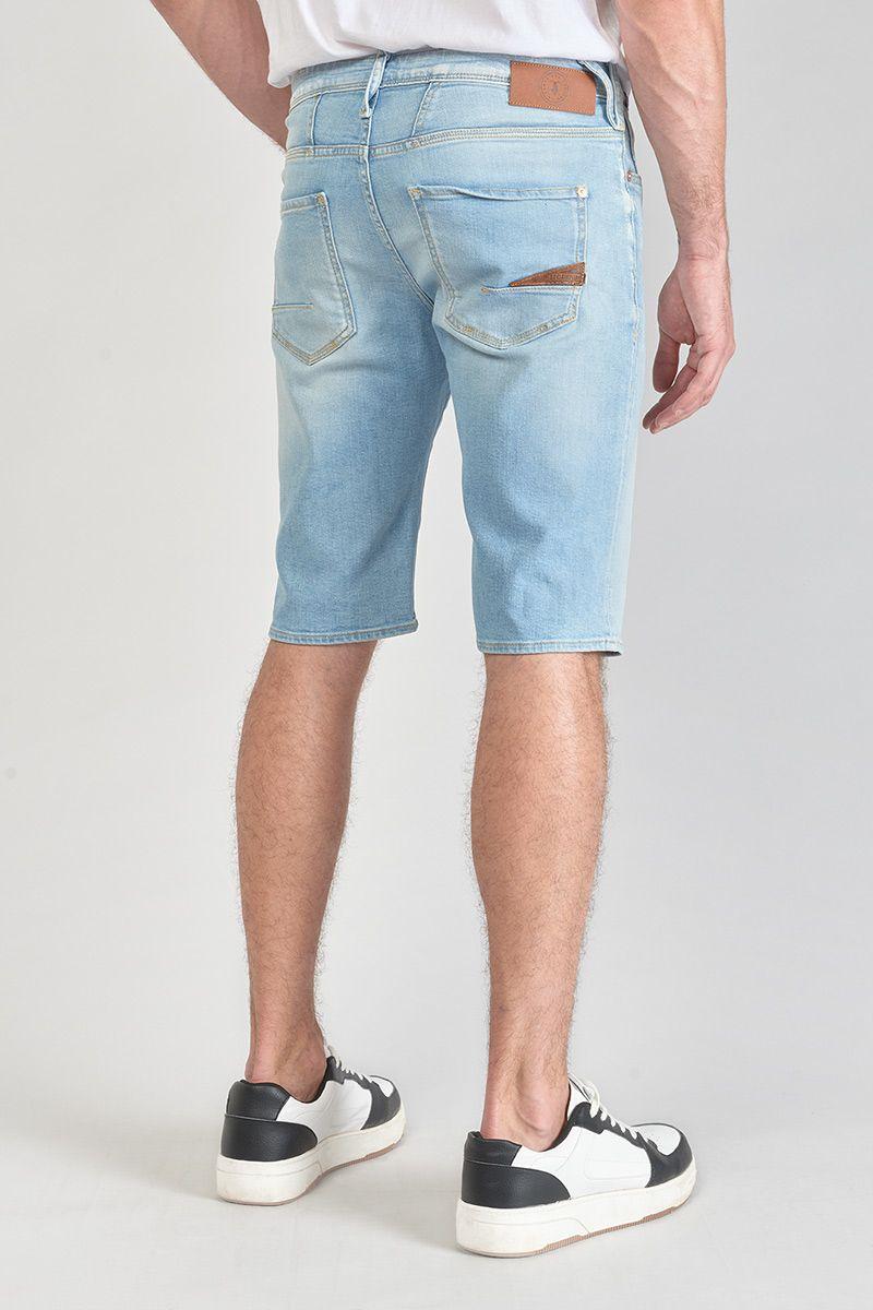 Le Temps Des Cerises Bermuda Laredo En Jeans Bleu Clair Délavé