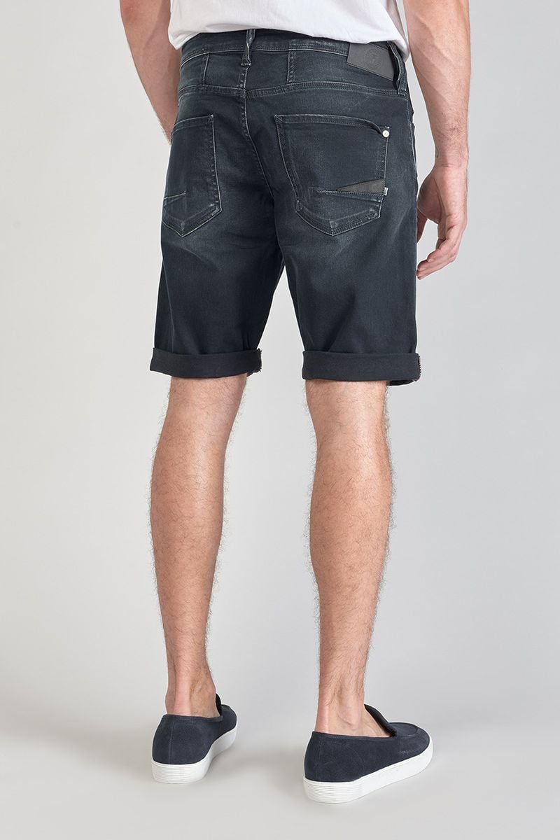 Le Temps Des Cerises Bermuda Laredo En Jeans Bleu Noir