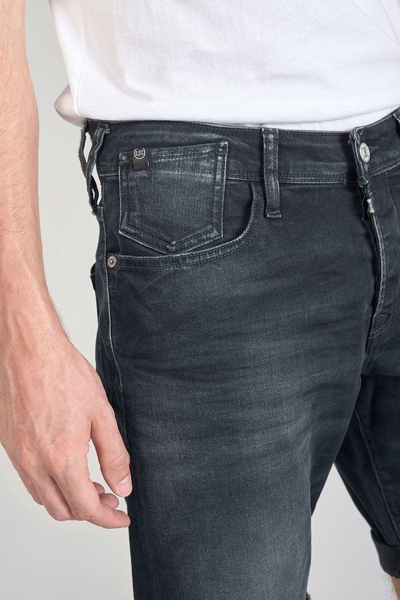 Le Temps Des Cerises Bermuda Laredo En Jeans Bleu Noir