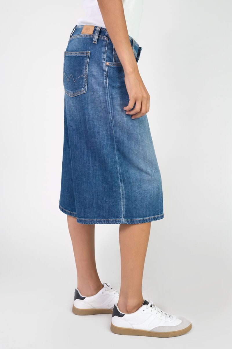 Le Temps Des Cerises Bermuda Laura En Jeans Bleu Délavé