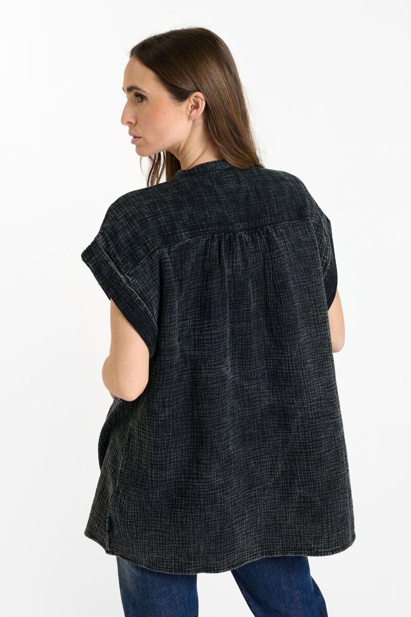 Le Temps Des Cerises Blouse Claudie Noire En Gaze De Coton