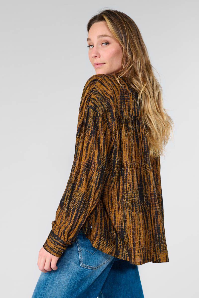 Le Temps Des Cerises Blouse Fitz à Motif Tie And Dye