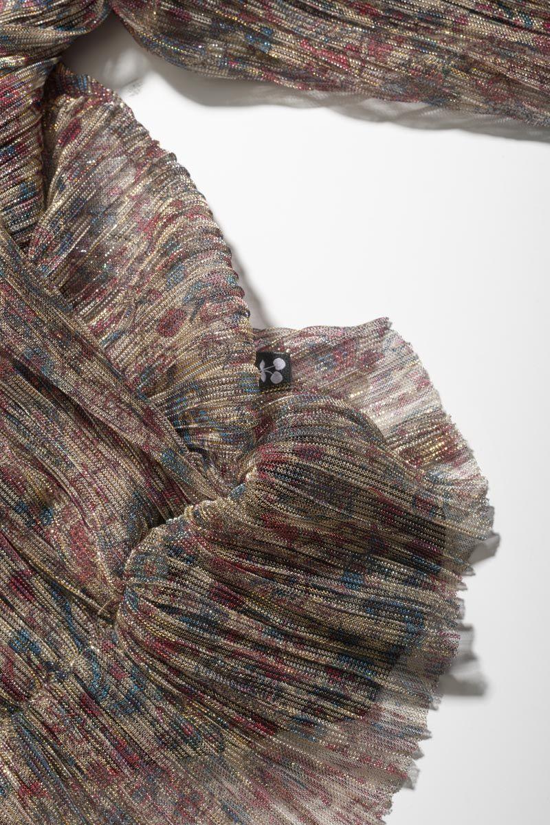 Le Temps Des Cerises Blouse Kiannagi à Motif Cachemire Irisée