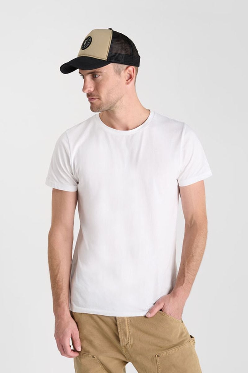 Le Temps Des Cerises Casquette Marlo Beige Et Noire