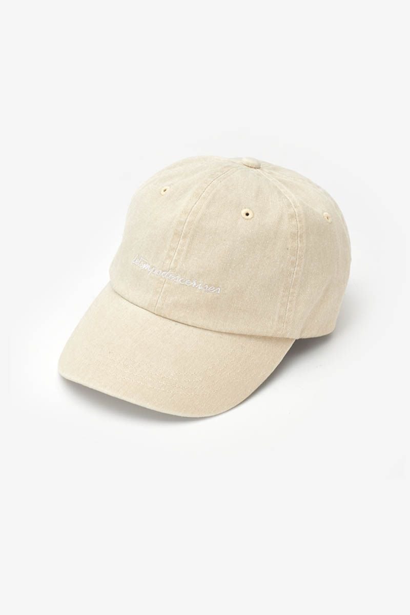 le temps des cerises Casquette Meziane beige délavée