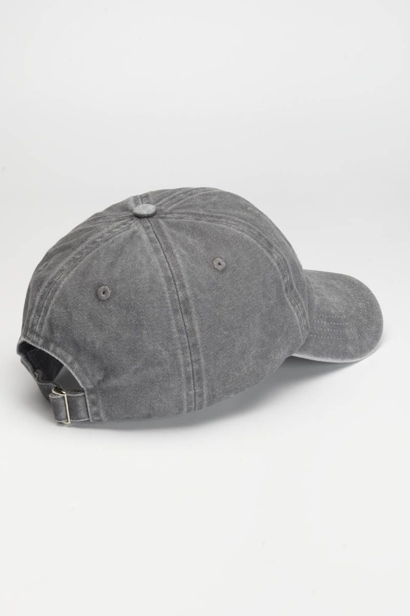 Le Temps Des Cerises Casquette Meziane Grise Délavée