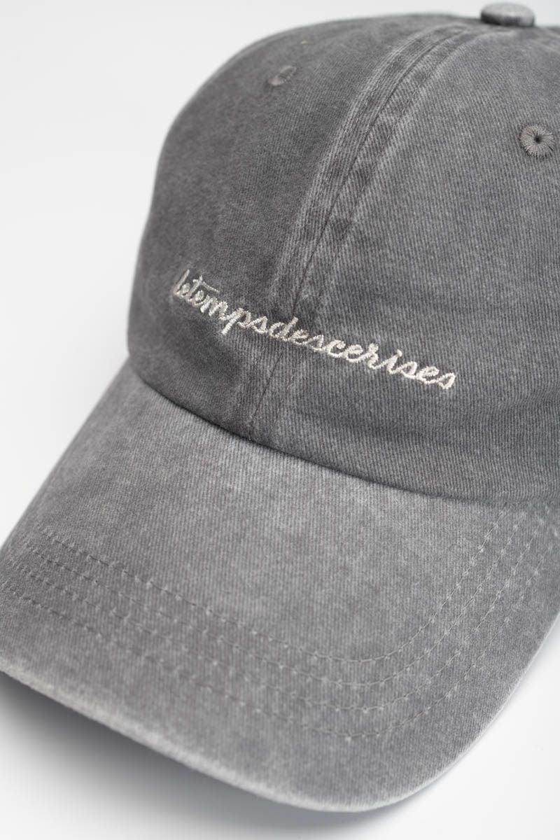 Le Temps Des Cerises Casquette Meziane Grise Délavée