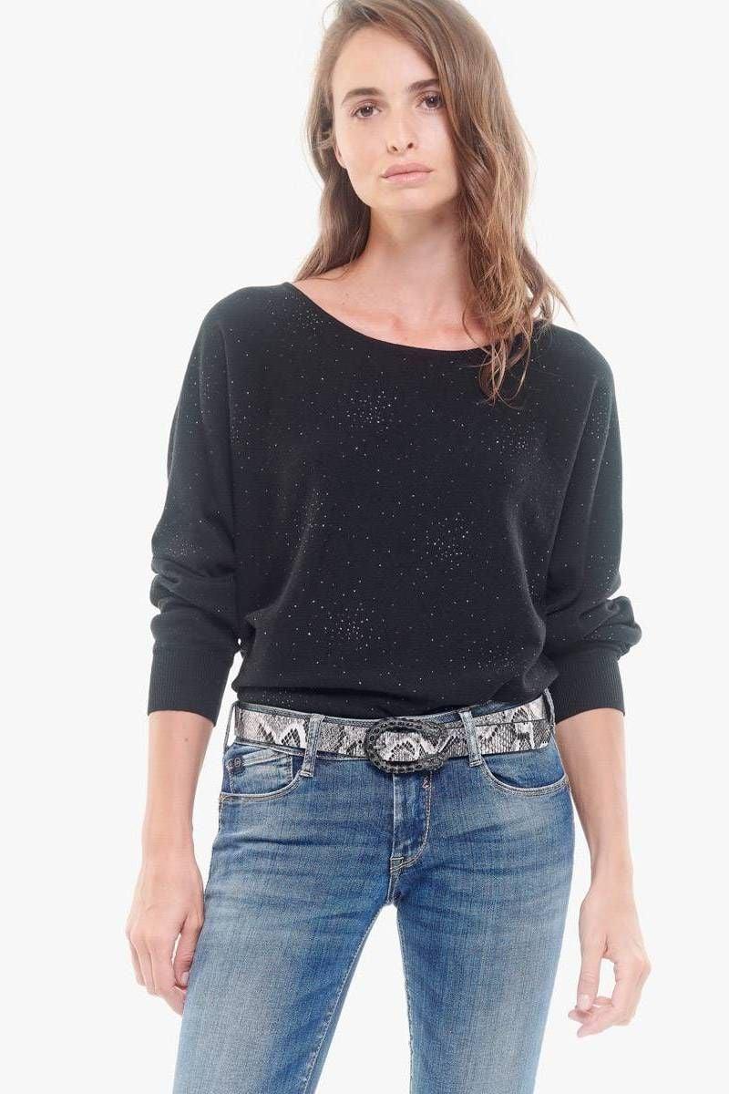 le temps des cerises Ceinture en cuir Bey motif python grise