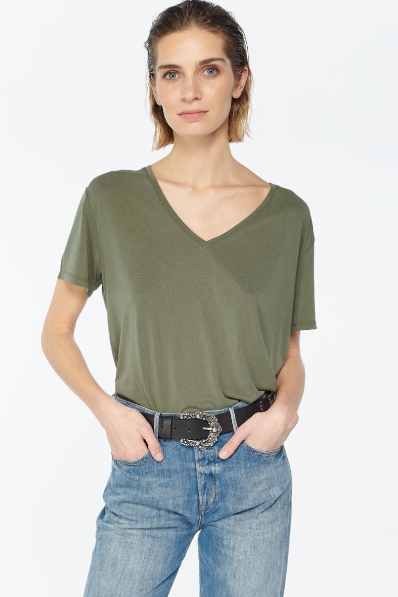 le temps des cerises Ceinture en cuir Jenfirst noire