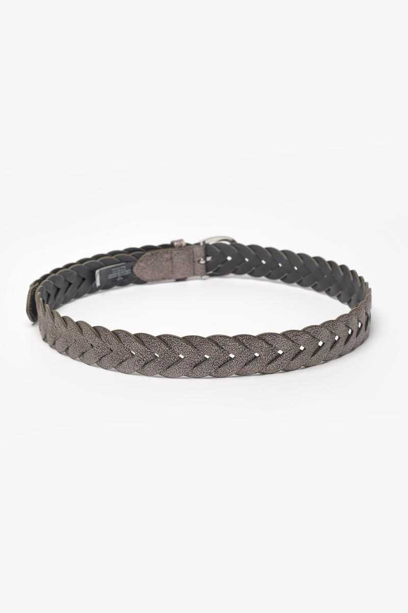 Le Temps Des Cerises Ceinture Kebir Argentée Tressée