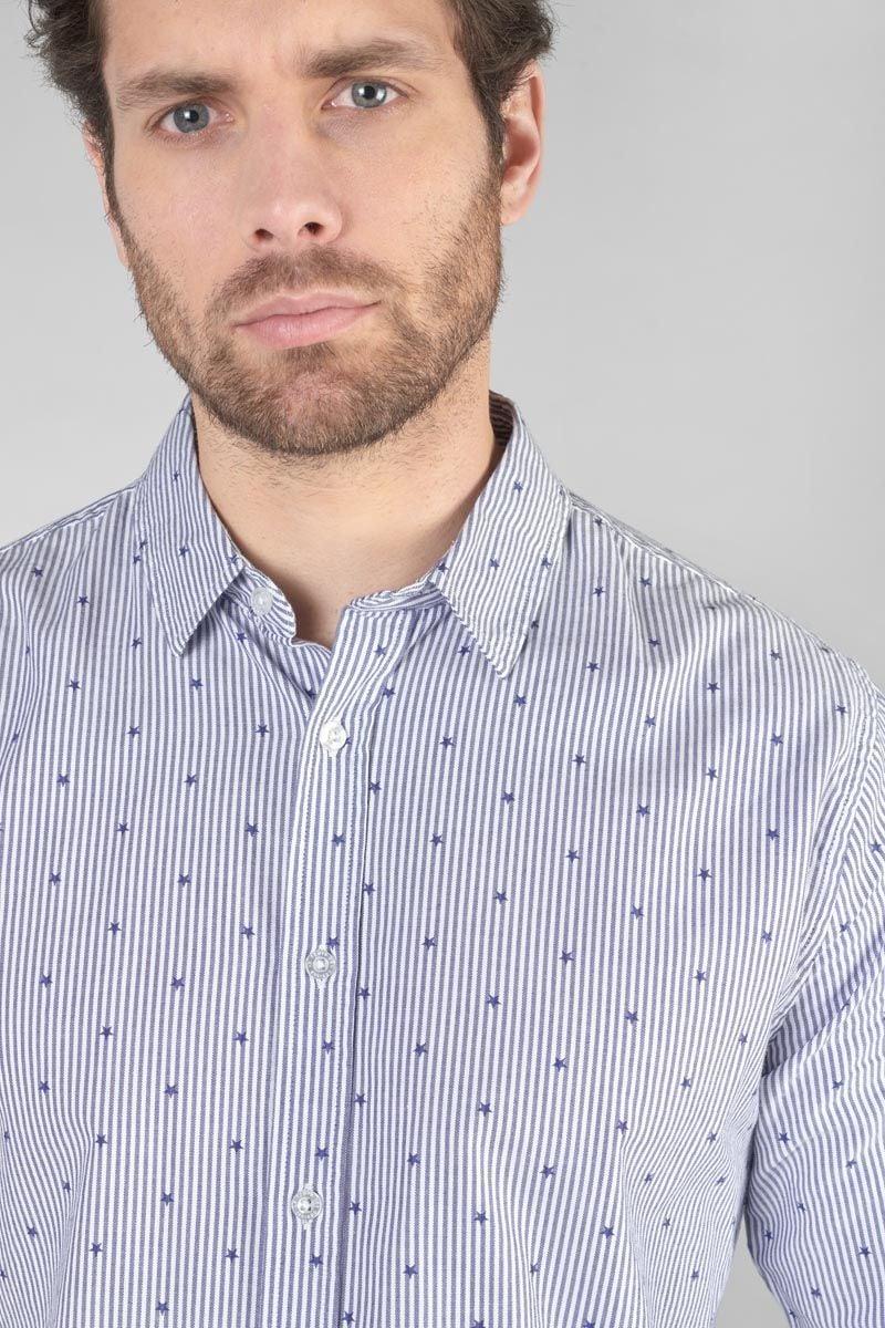 Le Temps Des Cerises Chemise à Rayures Stars Avec Motif étoile