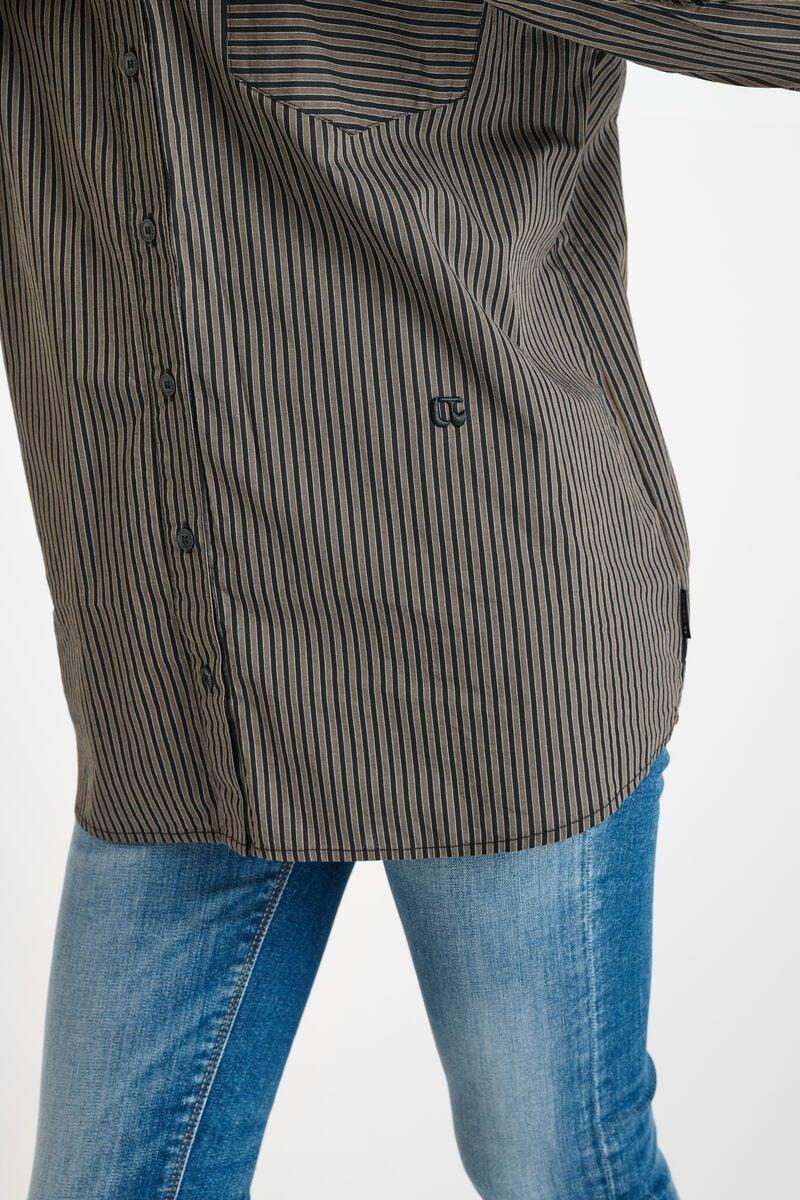 Le Temps Des Cerises Chemise Ariana à Rayures Noires