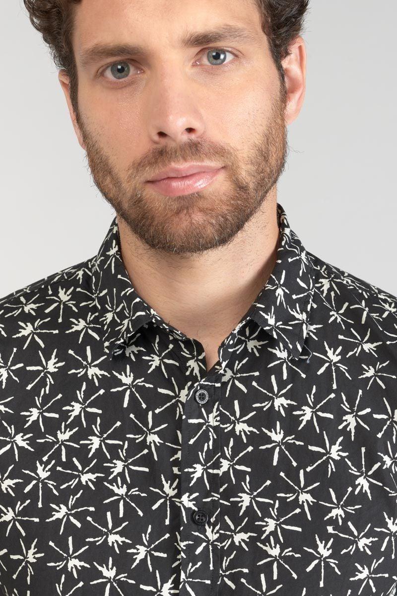 Le Temps Des Cerises Chemise Belis Noire Et Blanche