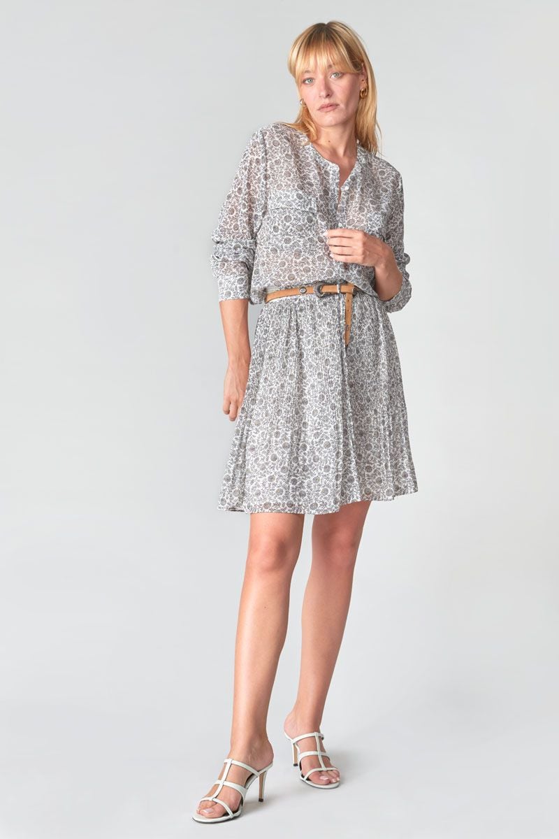 Le Temps Des Cerises Chemise Cardina à Motif Fleuri