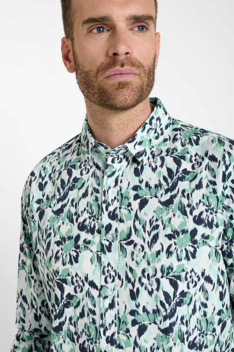 Le Temps Des Cerises Chemise Jadel Blanche à Motif Fleuri